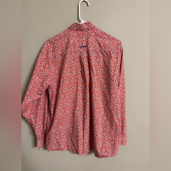 Ariat Mens Size Large Alejandro Classic Fit Poplin Shirt Button Western Print - Picture 3 of 7